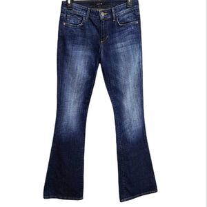 Joe's Jeans Womens Size 24 Boot Cut Mid-Rise Blue Dark Wash